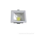 White Commercial Square 30W Cob Dimmable LED Downlights 80W